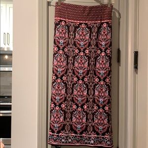 JJill Patterned Skirt L